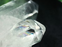 ≪原石祭り20%OFF≫【USAツーソンミネラルショー商品】浄化・インテリアに！★美結晶★レインボー虹入り★ブラジル産/天然原石/レインボー水晶クラスター(石英/Cluster/Crystal/Qua