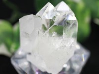 【USAツーソンミネラルショー商品】1点物★浄化・インテリアに！★美結晶★レインボー虹入り★ソウルメイト/タビュラークリスタル★ブラジル産/天然原石/レインボー水晶クラスター(石英/Cluster/C