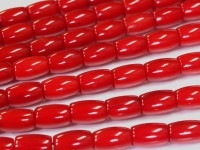【限定入荷】天然石ビーズ/赤珊瑚/ライスカット/5×8mm/1連【天然石/パワーストーン】【アメリカツーソン・香港展示会・世界各地出展品買い付け】|コーラル(珊瑚)