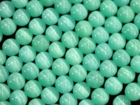 人気！★限定入荷★パワーストーンビーズ/キャッツアイブルー006/約8mm/1連【天然石/パワーストーン】【アメリカツーソン・香港展示会・世界各地出展品買い付け】|キャッツアイ|ガラス・プラスチック製