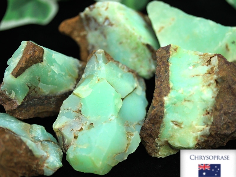 原石 クリソプレーズ 約63g 天然石 パワーストーン 天然 水晶