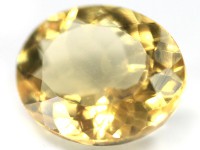 希少！高品質★美しいイエローの輝き★宝石ルース/ブラジル産/シトリン（黄水晶/Citrine）/オーバルカット/約3.8-4.5ct/1粒【天然石/パワーストーン】【アメリカツーソン・香港展示会・世界