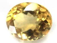 希少！高品質★美しいイエローの輝き★宝石ルース/ブラジル産/シトリン（黄水晶/Citrine）/オーバルカット/約3.2-4.0ct/1粒【天然石/パワーストーン】【アメリカツーソン・香港展示会・世界
