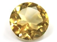 希少！高品質★美しいイエローの輝き★宝石ルース/ブラジル産/シトリン（黄水晶/Citrine）/ラウンドカット/約2.2-2.7ct/1粒【天然石/パワーストーン】【アメリカツーソン・香港展示会・世界