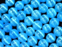人気！★限定入荷★パワーストーンビーズ/キャッツアイブルー012/約10mm/1連【天然石/パワーストーン】【アメリカツーソン・香港展示会・世界各地出展品買い付け】|キャッツアイ|ガラス・プラスチック