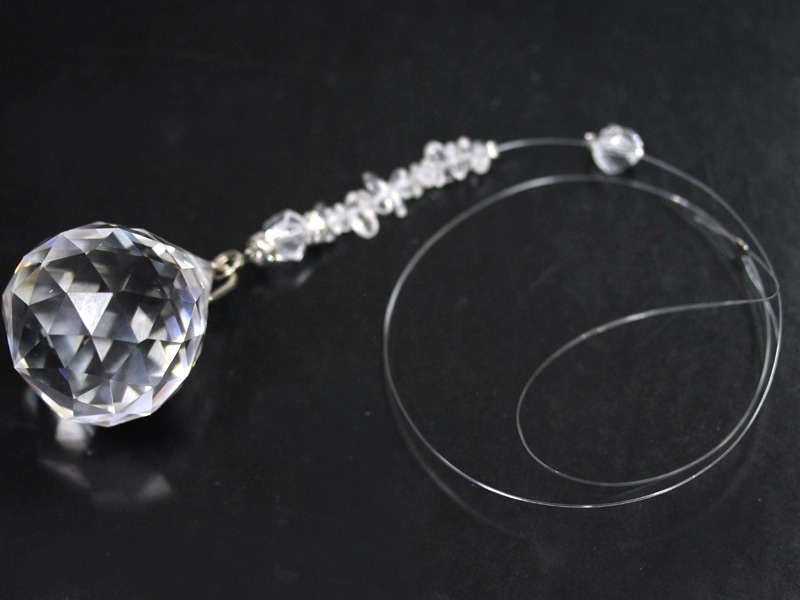 占いに使える30mmの水晶球お守りパワーストーンとして