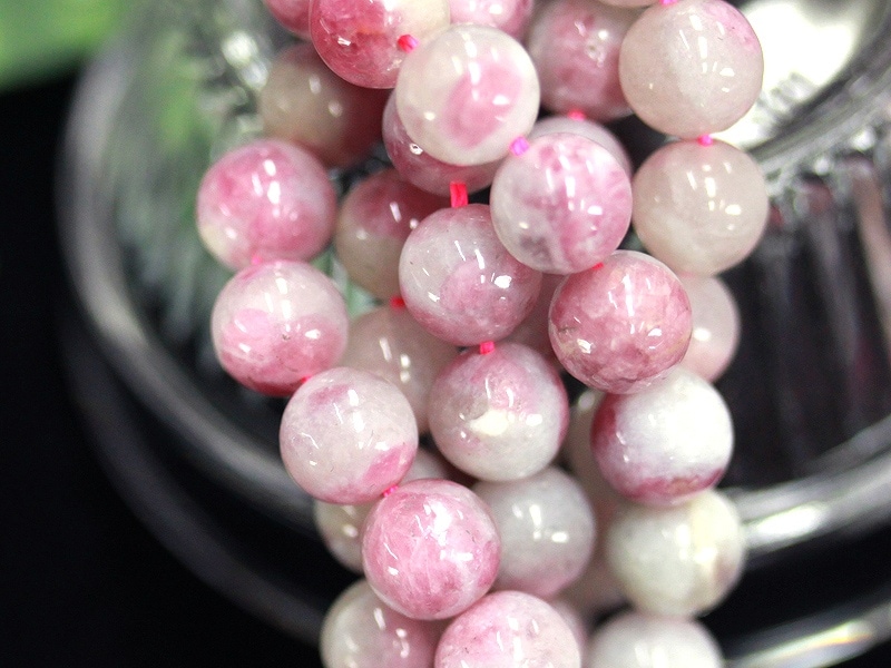 最高級　濃厚　ラズベリーピンクマイカブレスレット　9 最高級 濃厚 ラズベリーピンクマイカブレスレット 9 【公式通販】