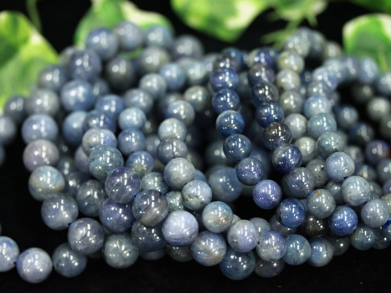 最高級宝石質タンザナイトゾイサイトブレスレット約10.5mm 鑑別書付き