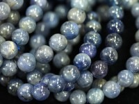 青〜紫へと色を変える幻想的な石★天然石ブレスレット/タンザナイト（ブルーゾイサイト/Tanzanite/黝簾石）/ラウンド/12.5-13.4mm/1本【天然石/パワーストーン】【アメリカツーソン・香
