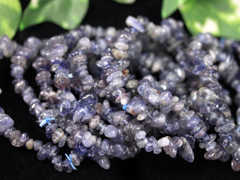 タンザナイトとシルバーオーラ天然石パワーストーンブレスレット