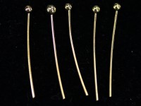 【激安】パーツ・副資材/丸ピン/ゴールド/20×0.4mm/10個