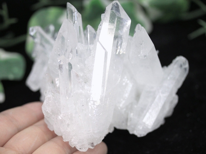 針水晶クラスター 超希少！1点物☆透明度◎キラキラ針状群生☆ロングポイント