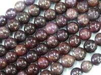 【≪20％OFF≫超特価SALE】限定入荷！★宝石の女王ルビー★世界四大宝石★濃厚発色！輝くスター入り★3A/天然石ビーズ/スタールビー(ruby・鋼玉・紅玉)/ピンクレッドタイプ/ラウンド/7.5-