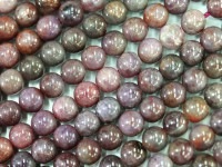 【≪20％OFF≫超特価SALE】限定入荷！★宝石の女王ルビー★世界四大宝石★濃厚発色！★3A/天然石ビーズ/スタールビー(ruby・鋼玉・紅玉)/ライトスモーキーピンク/ラウンド/7.5-8.4mm
