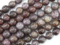 【≪20％OFF≫超特価SALE】限定入荷！★宝石の女王ルビー★世界四大宝石★濃厚発色！★3A/天然石ビーズ/スタールビー(ruby・鋼玉・紅玉)/スモーキーピンク/ラウンド/7.5-8.4mm/1連