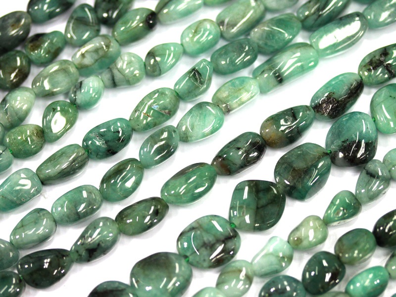 プラチナルチル × ブルー翡翠】透明感と深緑コントラスト 天然石