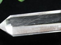 【限定入荷！】1点物★3A/透明度◎希少なルチル針入り(針水晶)★良質マダガスカル産★ダブルターミネーテッド、両剣水晶★天然原石/マダガスカル透明水晶六角柱ダブルポイント/約57g/1個【アメリカツー