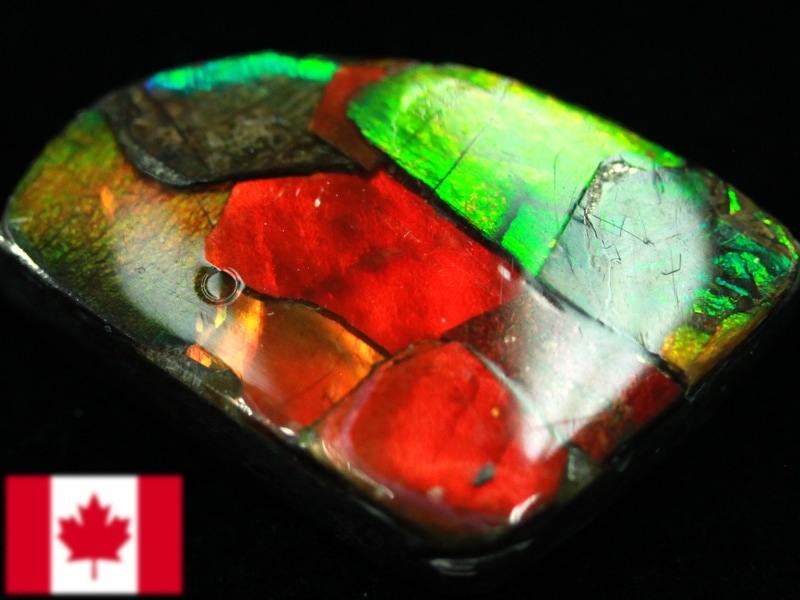 アンモナイト 化石 宝石 希少 超激レア！虹色に輝くイリデッセンス☆アンモナイト化石宝石☆7000万年