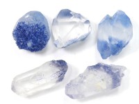 【USAツーソンミネラルショー商品】超プレミア！水晶に浮かぶ深いブルー★流通量極少アイテム★ブラジル/バイーア州産★5Aランク/天然原石/デュモルチェライトインクォーツ（Dumortierite/デュ