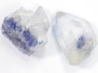 【USAツーソンミネラルショー商品】超プレミア！水晶に浮かぶ深いブルー★流通量極少アイテム★ブラジル/バイーア州産★5Aランク/天然原石/デュモルチェライトインクォーツ（Dumortierite/デュ