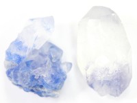 【USAツーソンミネラルショー商品】超プレミア！水晶に浮かぶ深いブルー★流通量極少アイテム★ブラジル/バイーア州産★5Aランク/天然原石/デュモルチェライトインクォーツ（Dumortierite/デュ