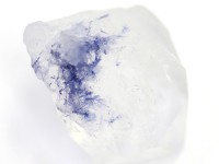 【USAツーソンミネラルショー商品】超プレミア！水晶に浮かぶ深いブルー★流通量極少アイテム★ブラジル/バイーア州産★5Aランク/天然原石/デュモルチェライトインクォーツ（Dumortierite/デュ