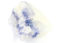 【USAツーソンミネラルショー商品】超プレミア！水晶に浮かぶ深いブルー★流通量極少アイテム★クラスター状★ブラジル/バイーア州産★5Aランク/天然原石/デュモルチェライトインクォーツ（Dumortie