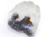 【USAツーソンミネラルショー商品】超プレミア！水晶に浮かぶ深いブルー★流通量極少アイテム★ブラジル/バイーア州産★5Aランク/天然原石/デュモルチェライトインクォーツ（Dumortierite/デュ