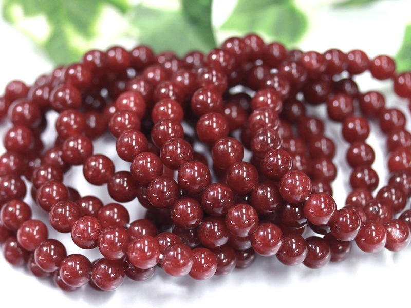 【専用】高品質【濃い赤色】【キラキラ】マイカストロベリークォーツ約14mm レア品濃い赤色キラキラ天然石マイカストロベリークォーツ約13mm