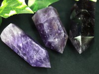 人気！3Aランク★濃厚パープルカラー★天然原石/ウルグアイ産アメジスト六角柱ポイント(Amethyst/紫水晶)/5〜20g/1個【ネコポス不可】【アメリカツーソン・香港展示会・世界各地出展品買い付け