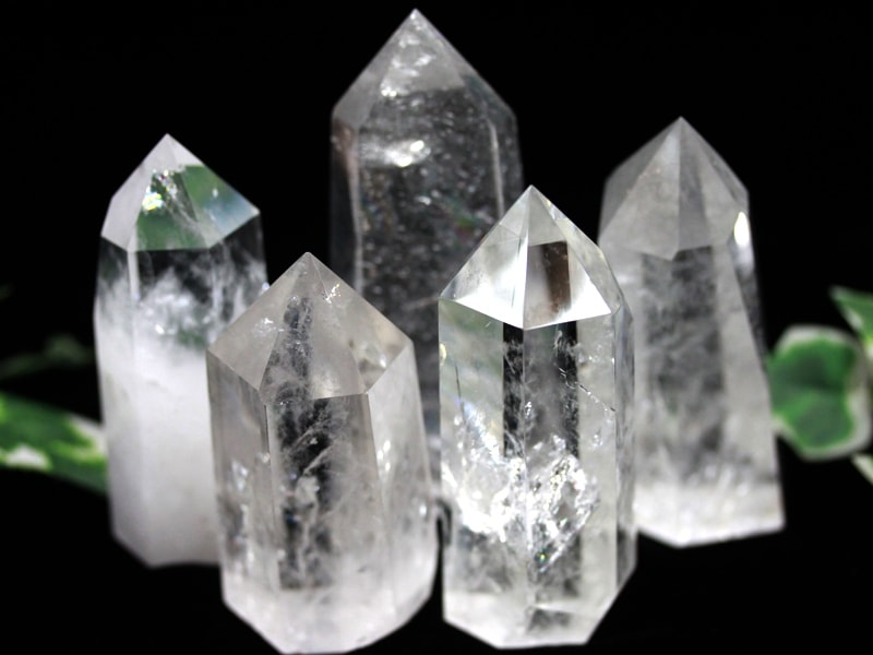 超美品・クラスター・虹入り】マダガスカル産水晶（天然石）