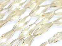 キラキラカット★限定入荷★お得なロングタイプ★ファッションビーズ/シャンパンオーラ/ライスカット/8×18mm/1連（約70cm）【天然石/パワーストーン】【アメリカツーソン・香港展示会・世界各地出展