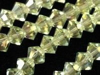 キラキラカット★限定入荷★お得なロングタイプ★ファッションビーズ/レモンオーラ/ボタンカット/10×7mm/1連（約50cm）【天然石/パワーストーン】【アメリカツーソン・香港展示会・世界各地出展品買
