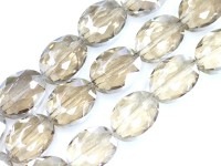 キラキラカット★限定入荷★ファッションビーズ/シャンパンブラウン/ライスカット/9×12mm/1連（35cm）【天然石/パワーストーン】【アメリカツーソン・香港展示会・世界各地出展品買い付け】|ガラス