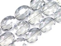 キラキラカット★限定入荷★ファッションビーズ/シルバーブルー/ライスカット/9×12mm/1連（35cm）【天然石/パワーストーン】【アメリカツーソン・香港展示会・世界各地出展品買い付け】|ガラス・プ