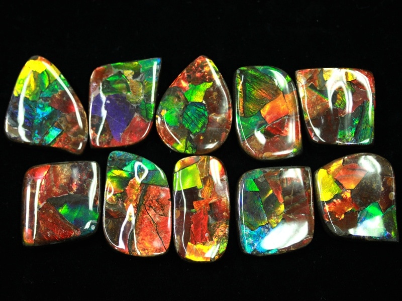 アンモナイト 化石 宝石 希少 超激レア！虹色に輝くイリデッセンス☆アンモナイト化石宝石