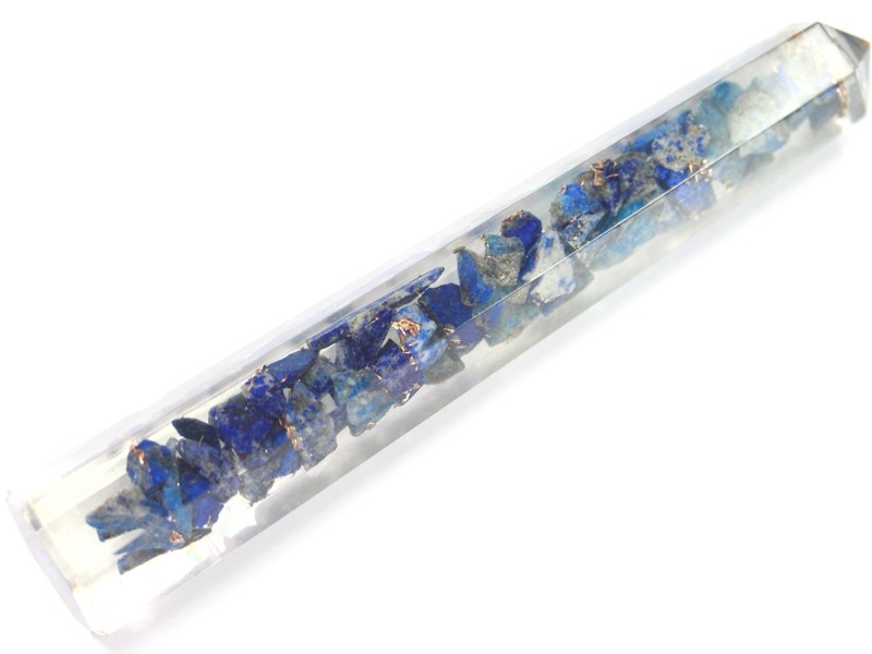 オルゴナイト　青いバラ　ラピスラズリ　ブルーローズ オルゴナイト 青いバラ ラピスラズリ ブルーローズ 青いバラ・ブルー