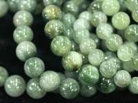 落ち着いたグリーンカラー★しっかり針入り★天然石ブレスレット/グリーントルマリン（電気石/Tourmaline)/ラウンド/11.5-12.4mm/1本【天然石/パワーストーン】【アメリカツーソン・香