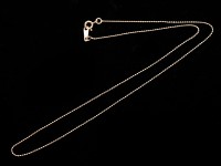 【数量限定】silver925/レディースネックレス用/カットボールチェーン/ピンクゴールドカラー/長さ約40cm/幅約1mm/1本【天然石/パワーストーン】【アメリカツーソン・香港展示会・世界各地出