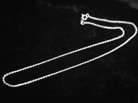 【数量限定】silver925/レディースネックレス用/パイプロープチェーン/長さ約45cm/幅約1.3mm/1本【天然石/パワーストーン】【アメリカツーソン・香港展示会・世界各地出展品買い付け】|パ