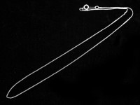 【数量限定】silver925/レディースネックレス用/キヘイチェーン/長さ約50cm/幅約1.7mm/1本【天然石/パワーストーン】【アメリカツーソン・香港展示会・世界各地出展品買い付け】|パーツ・