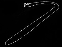 【数量限定】silver925/レディースネックレス用/ボールチェーン/長さ約40cm/幅約1.5mm/1本【天然石/パワーストーン】【アメリカツーソン・香港展示会・世界各地出展品買い付け】|パーツ・