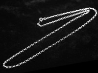 【数量限定】silver925/レディースネックレス用/ラウンドボックスチェーン/長さ約50cm/幅約1.4mm/1本【天然石/パワーストーン】【アメリカツーソン・香港展示会・世界各地出展品買い付け】