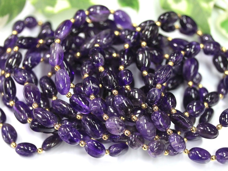 �ڿ��̸���������С����𡹸�����ȯ������ŷ���Хǥ�����֥쥹��å�/���᥸���ȡ�Amethyst/��徽��/����֥륫�å�/7-16��5-10mm��ŷ����/�ѥ���ȡ���ۡڥ���ꥫ�ġ����󡦹��Ÿ�����������Ͻ�Ÿ���㤤�դ���