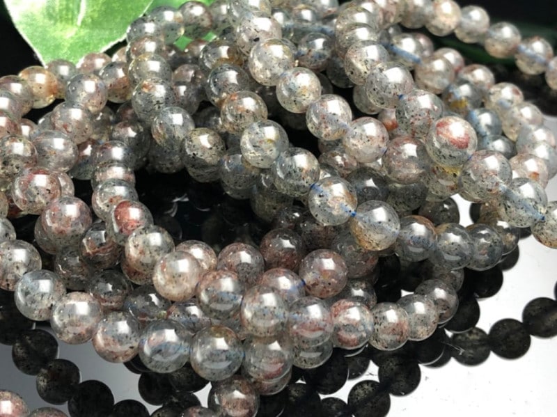 天然石レアストーンギラライトインクォーツ ブレスレット