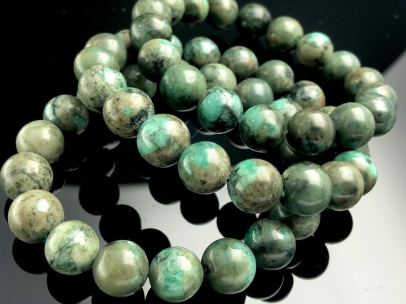 驚きの破格値，人気 363CT*Round* 豪華天然エメラルド原石* ブレスレット