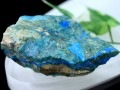 希少！高発色★人生に喜びをもたらす石★天然石/ブルーオパール(Blue Opal/蛋白石)/原石/120g/1個【ネコポス不可】【天然石/パワーストーン】【アメリカツーソン・香港展示会・世界各地出展品