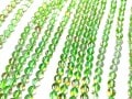 クリアなフレッシュカラー★パワーストーンビーズ/フレッシュグリーンレインボームーンクリスタル（ルナフラッシュ）/10mm/1連【天然石/パワーストーン】【アメリカツーソン・香港展示会・世界各地出展品買