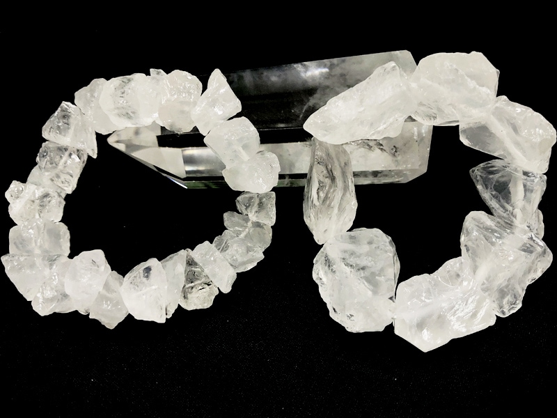 限定入荷☆天然石ブレスレット/アイスロッククリスタル(Icecrystal/蝕 