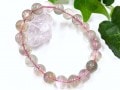 【1点もの】優しいレインボーカラー★天然石ブレスレット/レインボーフローライト（fluorite,蛍石）/ラウンド/10mm/1本【天然石/パワーストーン】【アメリカツーソン・香港展示会・世界各地出展